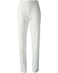 Pantaloni stretti in fondo bianchi di Maison Margiela