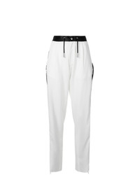 Pantaloni stretti in fondo bianchi di MARQUES ALMEIDA