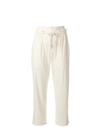 Pantaloni stretti in fondo bianchi di See by Chloe