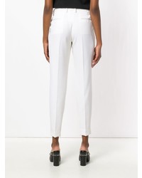 Pantaloni stretti in fondo bianchi di Saint Laurent