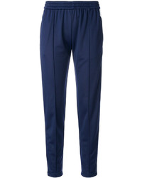 Pantaloni stretti in fondo blu scuro di MSGM