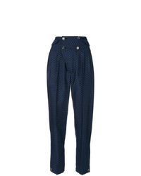 Pantaloni stretti in fondo blu scuro di Temperley London