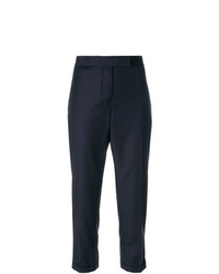 Pantaloni stretti in fondo blu scuro di Thom Browne