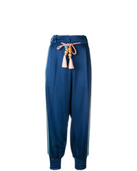 Pantaloni stretti in fondo blu di Peter Pilotto
