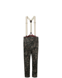 Pantaloni stretti in fondo di lino multicolori di Aleksandr Manamis