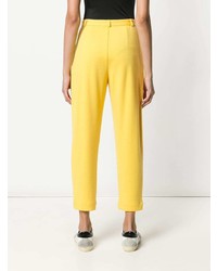 Pantaloni stretti in fondo gialli di Styland