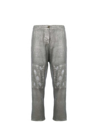 Pantaloni stretti in fondo grigi di Avant Toi