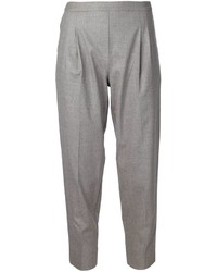 Pantaloni stretti in fondo grigi di Maison Margiela