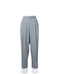 Pantaloni stretti in fondo grigi di Y's
