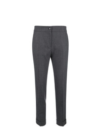 Pantaloni stretti in fondo grigio scuro di Etro