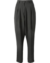 Pantaloni stretti in fondo grigio scuro di Isabel Benenato
