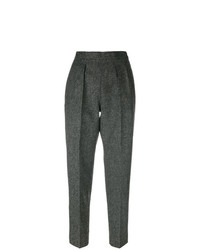 Pantaloni stretti in fondo grigio scuro di Maison Margiela