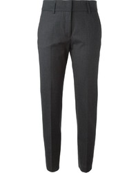 Pantaloni stretti in fondo grigio scuro di Piazza Sempione