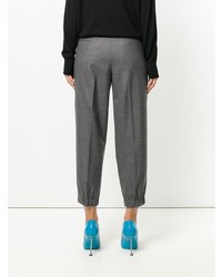 Pantaloni stretti in fondo grigio scuro di Incotex