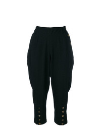Pantaloni stretti in fondo neri di Comme Des Garçons Vintage