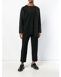Pantaloni stretti in fondo neri di Yohji Yamamoto
