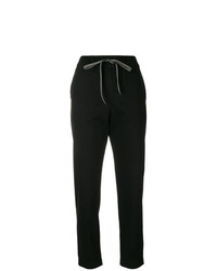 Pantaloni stretti in fondo neri di Semicouture
