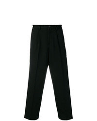 Pantaloni stretti in fondo neri di Yohji Yamamoto