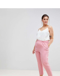 Pantaloni stretti in fondo rosa di Asos