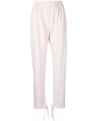 Pantaloni stretti in fondo rosa di Chloé