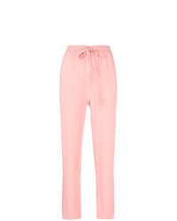 Pantaloni stretti in fondo rosa di RED Valentino