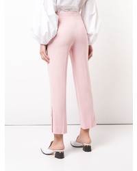 Pantaloni stretti in fondo rosa di Lela Rose