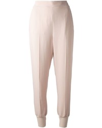 Pantaloni stretti in fondo rosa di Stella McCartney