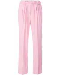 Pantaloni stretti in fondo rosa di Twin-Set