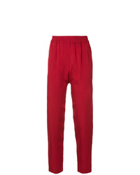 Pantaloni stretti in fondo rossi di Layeur