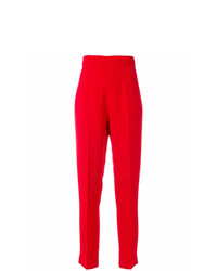 Pantaloni stretti in fondo rossi di Moschino Vintage