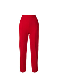 Pantaloni stretti in fondo rossi di Sonia Rykiel