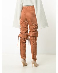 Pantaloni stretti in fondo terracotta di Y/Project