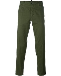 Pantaloni verde oliva di DSQUARED2