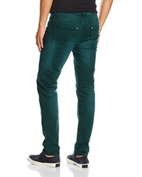 Pantaloni verde scuro di SPRINGFIELD
