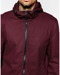 Parka melanzana scuro di Asos