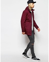 Parka melanzana scuro di Asos