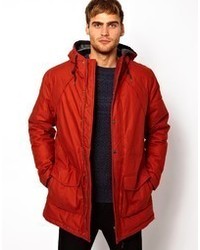 Parka rosso di Selected