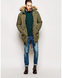 Parka verde oliva di Asos