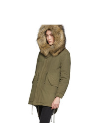 Parka verde oliva di MR AND MRS ITALY