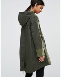 Parka verde oliva di French Connection