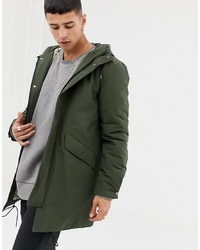 Parka verde scuro di Selected Homme