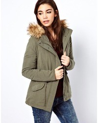 Parka verde di Only