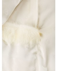 Pelliccia corta bianco di Christian Dior Vintage
