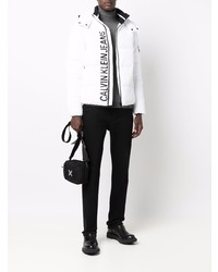 Piumino stampato bianco e nero di Calvin Klein Jeans