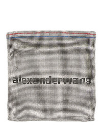Pochette con paillettes argento di Alexander Wang