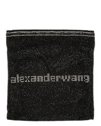 Pochette con paillettes nera di Alexander Wang