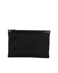 Pochette di tela nera di Dolce & Gabbana