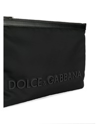 Pochette di tela nera di Dolce & Gabbana