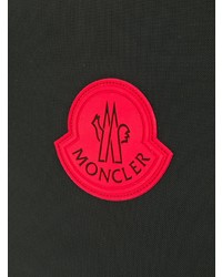 Pochette di tela stampata nera di Moncler