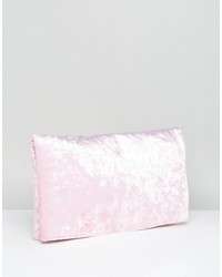 Pochette di velluto rosa di Asos